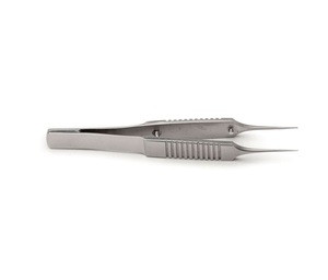 Pinzas de sutura de 7,5 cm, punta de o.5 mm con plataforma de atado, grado alemán - Product Image 3