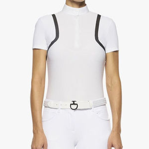 Camisas de equitación de mujer al por mayor personalizadas camisa de manga corta de espectáculo ropa ecuestre camisas de equitación - Product Image 1