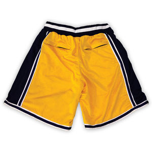 Pantalones cortos informales retro de baloncesto vintage personalizados con logo bordado - Product Image 3