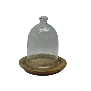 Handmade Acacia Wooden Base With <b>Glass</b> <b>Dome</b> for Christmas Display Round <b>Glass</b> <b>Dome</b> <b>Glass</b> <b>Dome</b> With Wood Base Resin Epoxy Mold - Product Image 2