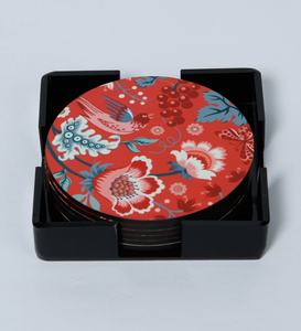 2022 Fabricante Venta directa de fábrica Posavasos de madera multicolor de alta calidad Cantidad a granel Compradores comerciales Alfombrillas y almohadillas de MDF - Product Image 3