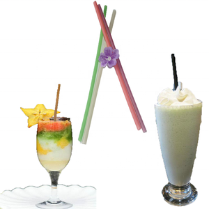 OFERTA ESPECIAL 2019: Pajitas de Harina de Arroz Natural de Vietnam, Ecológicas y Desechables, Certificadas HO CHI MINH, para Accesorios de Bar - Product Image 1