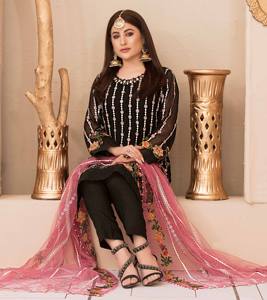 Vestidos Elegantes de Alta Calidad Shafoon, Diseño de Boda Masoori de 3 Piezas, Salwar Kameez de Organza para Mujer, Ropa India y Pakistaní - Product Image 2