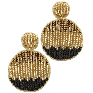 Fashion Jewelry Seed Bead <b>Earrings</b> Multi Color Embroidered <b>Handmade</b> <b>Earrings</b> From India for Women and Girls - Product Image 3