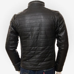 Chaqueta de Cuero Unisex, Corte Ajustado, Estilo Casual, Chaqueta de Motociclista con Cierre Frontal, Impermeable, Abrigo de Invierno para Motocicleta, Venta al Por Mayor - Product Image 3