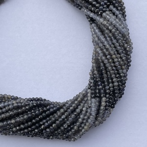 2mm 3mm 4mm Natural Micro azul Iolite piedra facetada al por mayor cuentas de piedras preciosas hebra mejor precio comprar fabricante directo Alibaba - Product Image 2