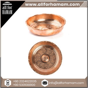 Auténtico Tazón Decorativo Otomano Tradicional para el Hogar, de Cobre Redondo, Ideal para Baño, Gran Venta, Mejor Precio, Hoteles de Primera Categoría, Comprador Comercial - Product Image 5