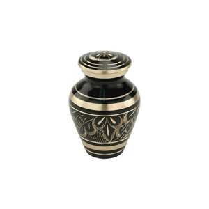 Small Tulip Blue Cremation Keepsake Urn <b>Funeral</b> <b>Supplies</b> and Burial Urn Small Keepsake Garden Urns for Human Ashes - Product Image 6