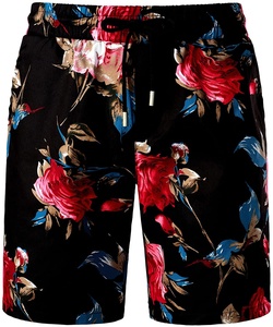 กางเกงขาสั้นผ้าคอตตอนของผู้ชาย,เสื้อแขนสั้นมีกระดุมครึ่งแขนสำหรับฤดูร้อนพิมพ์ลายฮาวายใหม่ปี2022 - Product Image 4