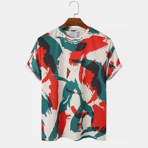 Camisetas clásicas de cuello redondo para hombre al por mayor de China, algodón liso blanco y poliéster, Estilo clásico - Product Image 1