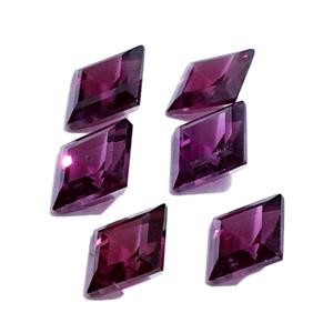 Pedido personalizado Piedras preciosas sueltas Granate rodolita natural Varias formas Tamaños incluyendo 6mm Corte princesa cuadrado Otro único - Product Image 5