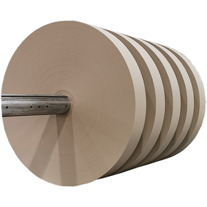 Tablero de papel con núcleo de corte marrón rígido, en carrete utilizado para la fabricación de papel, núcleo de papel, tubo de embalaje - Product Image 6