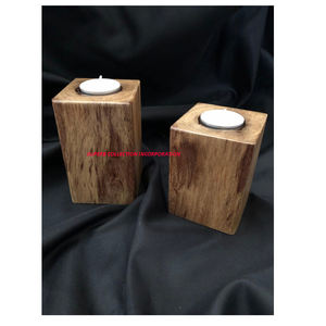 Square Wooden Tea <b>Light</b> Holder Handmade Direct OEM Factory <b>Sale</b> Home Decor Handmade - Product Image 2