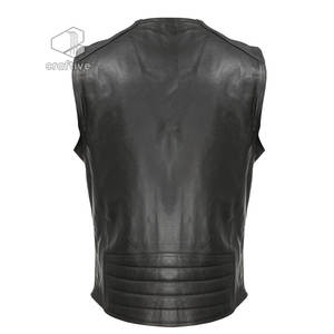 Men's Winter Motorcycle Vest Breathable Windproof Fur Decoration Cotton-Filled Outdoor Riding Outer Wear OEM Service - Product Image 2