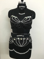 Ceinture de danse du ventre style coréen et exotique, pour adultes, écharpe enveloppante, jupe collier