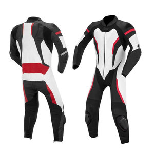 Tuta da corsa per <span class=keywords><strong>moto</strong></span> con Logo personalizzato di nuovo Design tute in pelle per motociclisti di alta qualità fabbricata in fabbrica - Product Image 4