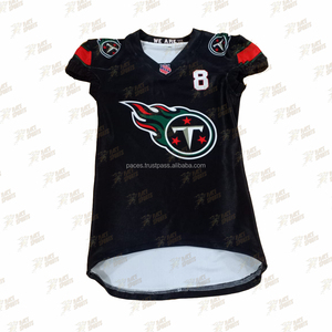 เสื้อเจอร์ซีย์ฟุตบอลอเมริกันดีไซน์ใหม่ชุดฝึกกีฬาระบายอากาศไซส์ใหญ่พิเศษแขนสั้น - Product Image 3