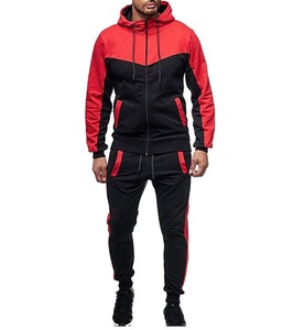 Custom Sublimation Men Sweatsuit Jogging Suits Long Zipper Running Wear Custom Mens Tracksuit - Product Image 4