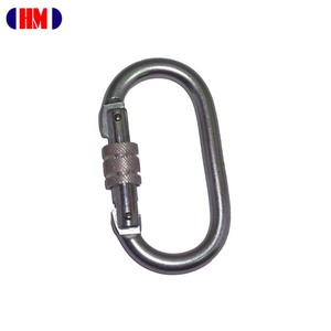 ผู้ผลิตคาราไบเนอร์เหล็ก OEM/ODM จากไต้หวัน รับน้ำหนักได้ 22kN ขนาด 17 มม. ได้รับการรับรองมาตรฐาน CE EN 362 - Product Image 1