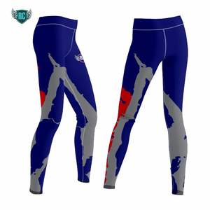 Collants de gymnastique décontractés de sublimation du fournisseur professionnel pantalons de yoga creux pour le sport pour le baseball et le softball - Product Image 4