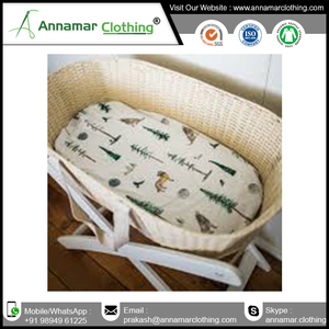 ผ้าปูเตียงผ้าฝ้ายเนื้อนุ่มผลิตจากอินเดียสำหรับทารกแรกเกิด - Product Image 6