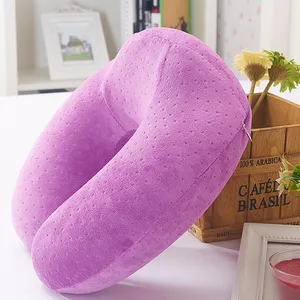 Travel Neck Massager Pillow in U Shape for Travelling Use U-shaped Pillow memory cotton nap travel pillow