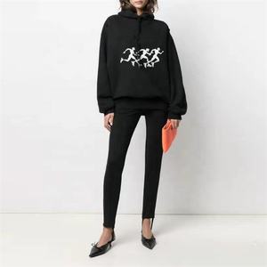 Vente en gros de sweat à capuche en polaire pour femmes, de grande taille, avec impression personnalisée, de haute qualité - Product Image 5