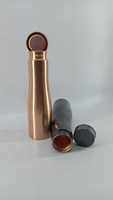 Bouteille d'eau de luxe en cuivre pur de haute qualité, écologique, avec couvercle, emballage haut de gamme, différents styles, pour la rentrée scolaire et les voyages