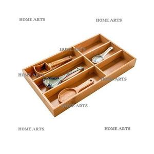 Soporte para cubiertos de madera hecho a mano con 9 compartimentos Diseño de tendencia Tamaño y forma personalizados Soporte para cubiertos - Product Image 3