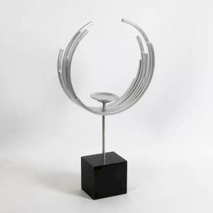 Candelabro de Metal chapado en níquel para decoración de boda, soporte de vela para Hotel, restaurante, oferta - Product Image 4