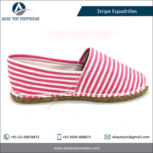 Espadrilles Giày Đế Bệt Độc Đáo Giày Đế Bệt Màu Trơn Họa Tiết Sọc Xu Hướng Thời Trang Cho Nam Nữ Giày Đế Bệt Từ Hàng Đầu Ấn Độ Người Bán - Product Image 6