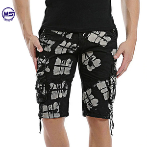 Pantalones cortos informales de algodón para hombre, Shorts ajustados de camuflaje, a la moda, para verano - Product Image 2