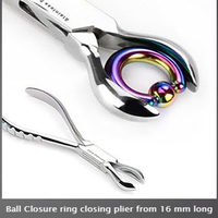 Professional Stainless Steel Insertion Taper for Dermal Anchors Internally Threaded Base Piercing Holder Tool-Durable
