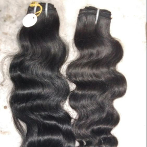 Extension de cheveux bruts indiens naturels, cheveux vierges non traités, tissage de cheveux bruts, de haute qualité, livraison rapide - Product Image 1