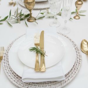 Cheapest Modern <b>Yellow</b> Handwoven Rattan <b>Placemats</b> Country Style Loose Weave Charger Plates Rattan - Product Image 5