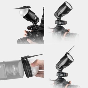 <span class=keywords><strong>AK</strong></span>-<span class=keywords><strong>R1</strong></span> Poche Flash Lumière Accessoires Kit pour <span class=keywords><strong>Godox</strong></span> H200R/ V1 Rond Flash Tête AD100PRO - Product Image 5