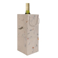 Sac fourre-tout pliable personnalisable en toile de jute 100 % coton naturel, écologique, avec fermeture éclair, pour bouteille d'eau