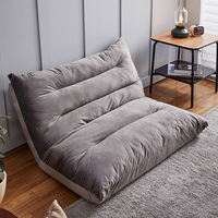 Sofá Cama Individual Plegable Reclinable Moderno Contemporáneo para Dormitorio y Sala de Estar, Estilo Industrial, con Base Giratoria