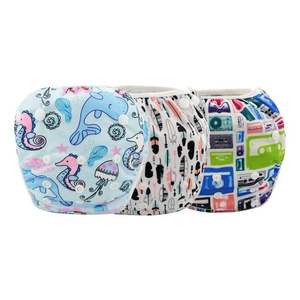 Couches en tissu lavable pour bébé, outil réutilisable de poche - Product Image 1