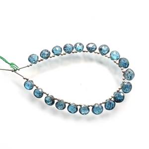 High Quality Handmade Natural Moss Kyanite Faceted Beads in <b>Heart</b> Shape - Product Image 4