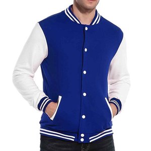 Blouson en cuir homme, avec broderie et Logo personnalisé en laine,, printemps - Product Image 6