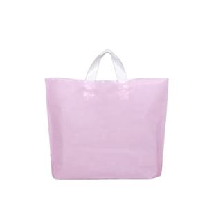 Impresión colorida Nuevo tipo Biodegradable Barato Mango de bucle suave Compras Diseño personalizado plástico OEM ODM con el mejor servicio OEM - Product Image 6