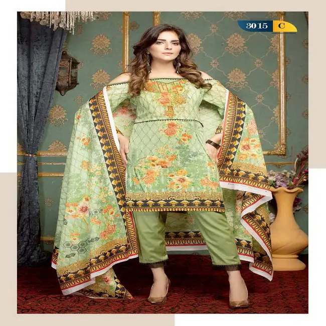 women lawn suits/summer dress women clothing/pakistani suits lawn