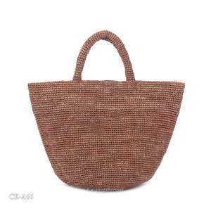 Panier à nourriture en raphia fait main, sac à main magique - Product Image 1