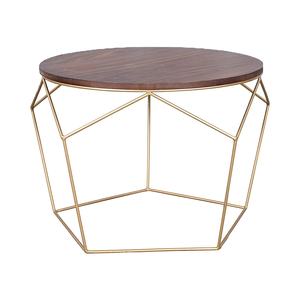 Decorative Metal Furniture <b>Table</b> with Wooden Top for Home Hotel & Restaurant <b>Table</b> Customized Logo Metal Furniture <b>Coffee</b> <b>Tables</b> - Product Image 1