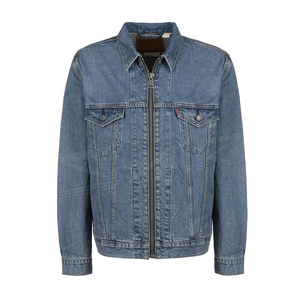 Chaqueta Vaquera Casual Estilo Trucker Vintage Lavada Streetwear Ajustada Unisex Venta al por Mayor Proveedor OEM ODM - Product Image 6