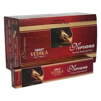 Bâtons d'encens Vedika Nirvana Orkay Masala, roulés à la main, aromatiques, 8 pouces, 15g, pack toutes saisons, encens indien, fournisseur en gros