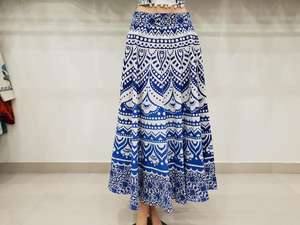 Indien Vintage pleine longueur Femmes mandala Jupe - Product Image 5