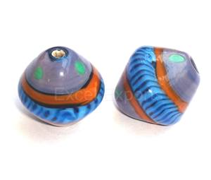 Meilleures perles de verre en vrac-Noir et blanc rond fantaisie 16mm multi-usages pour la fabrication de bijoux et la décoration - Product Image 6