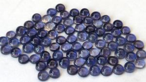 Iolite Cabochon กลมธรรมชาติ3มม. ถึง8มม.-รอบ Iolite Cabochon คุณภาพสูง - Product Image 3